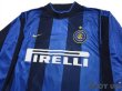 Photo3: Inter Milan 2000-2001 Home Long Sleeve Shirt #9 Ronaldo (3)