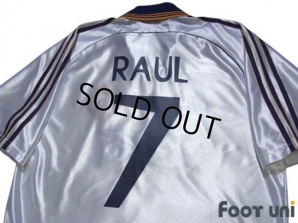 Photo4: Real Madrid 1998-2000 Home Shirt #7 Raul (4)
