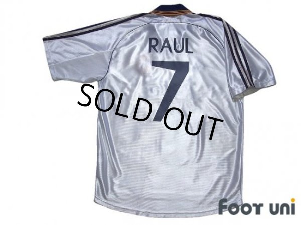 Photo2: Real Madrid 1998-2000 Home Shirt #7 Raul (2)