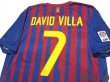 Photo4: FC Barcelona 2011-2012 Home Shirt #7 David Villa LFP Patch/Badge w/tags (4)