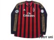 Photo1: AC Milan 2013-2014 Home Long Sleeve Shirt Champions League model Big Year Patch/Badge (1)