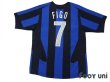 Photo2: Inter Milan 2005-2006 Home Shirt #7 Figo (2)