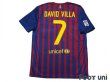 Photo2: FC Barcelona 2011-2012 Home Shirt #7 David Villa LFP Patch/Badge w/tags (2)