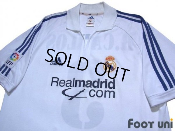 Photo3: Real Madrid 2001-2002 Home Shirt First Half Model #3 Roberto Carlos LFP Patch/Badge (3)
