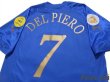 Photo4: Italy Euro 2004 Home Shirt #7 Del Piero UEFA Euro 2004 Patch/Badge UEFA Fair Play Patch/Badge (4)