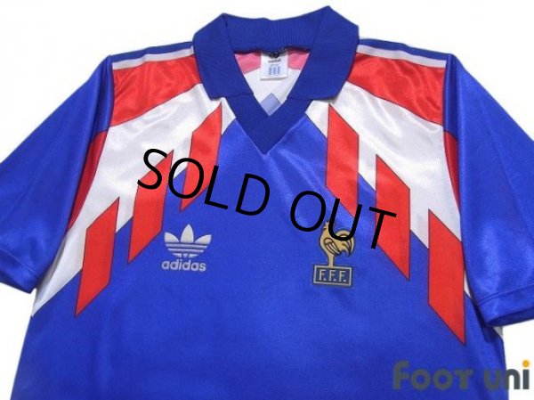 Photo3: France 1990-1991 Home Shirt (3)