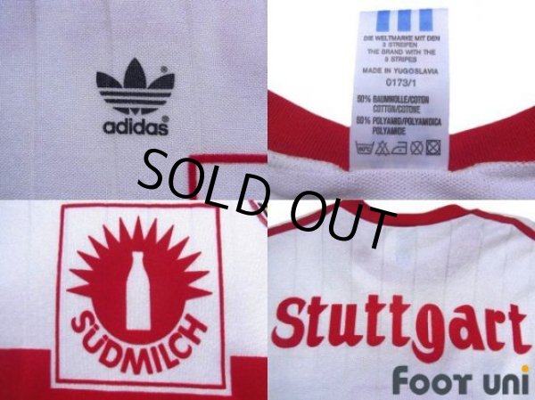Photo6: VfB Stuttgart 1989-1990 Home Long Sleeve Shirt (6)