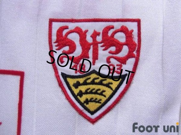 Photo5: VfB Stuttgart 1989-1990 Home Long Sleeve Shirt (5)