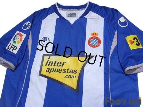 Photo3: Espanyol 2009-2010 Home Shirt #7 Shunsuke Nakamura LFP Patch/Badge w/tags (3)