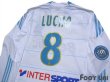 Photo4: Olympique Marseille 2010-2011 Home Long Sleeve Authentic Shirt #8 Lucho Olympique Marseille Champion 2010 Patch/Badge w/tags (4)