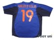 Photo2: Netherlands 2000 Away Shirt #19 Vennegoor of Hesselink (2)