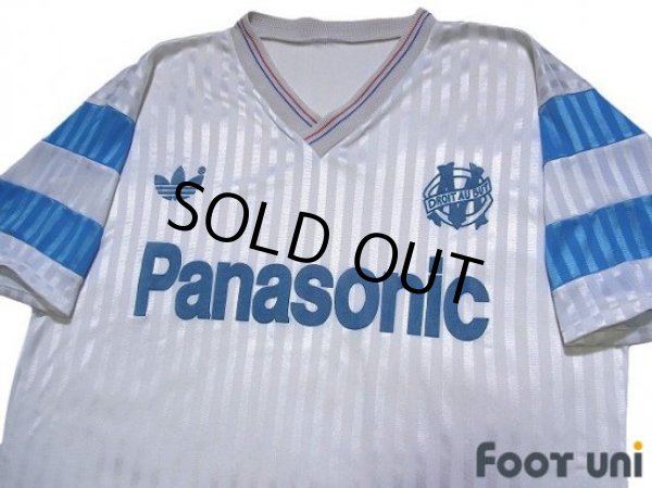 Photo3: Olympique Marseille 1989-1991 Home Shirt (3)