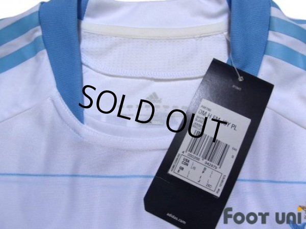 Photo5: Olympique Marseille 2010-2011 Home Long Sleeve Authentic Shirt #8 Lucho Olympique Marseille Champion 2010 Patch/Badge w/tags (5)