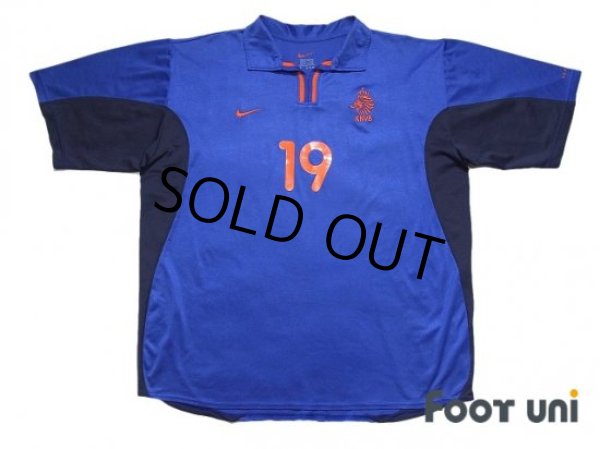 Photo1: Netherlands 2000 Away Shirt #19 Vennegoor of Hesselink (1)