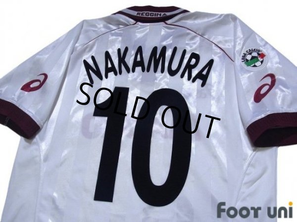 Photo4: Reggina 2002-2003 Away Shirt #10 Shunsuke Nakamura Lega Calcio Patch/Badge (4)