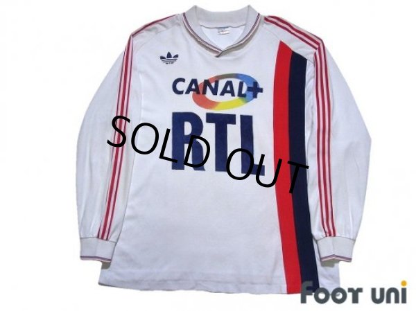 Photo1: Paris Saint Germain 1987-1988 Home Long Sleeve Shirt (1)