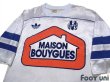 Photo3: Olympique Marseille 1986-1988 Home Long Sleeve Shirt(Three quarter sleeve) (3)