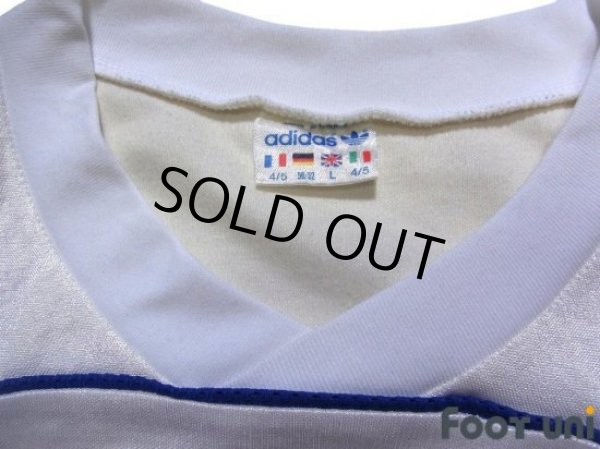 Photo4: Olympique Marseille 1986-1988 Home Long Sleeve Shirt(Three quarter sleeve) (4)