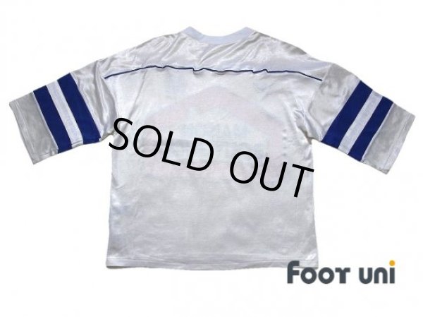 Photo2: Olympique Marseille 1986-1988 Home Long Sleeve Shirt(Three quarter sleeve) (2)