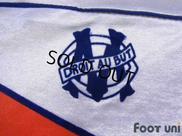 Photo5: Olympique Marseille 1986-1988 Home Long Sleeve Shirt(Three quarter sleeve) (5)