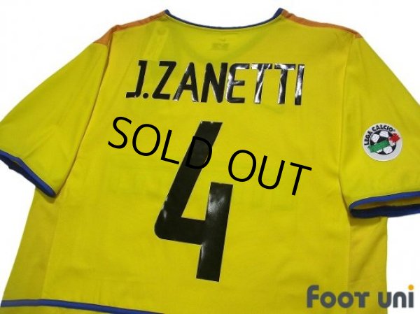 Photo4: Inter Milan 2002-2003 3rd Shirt #4 Zanetti Lega Calcio Patch/Badge w/tags (4)