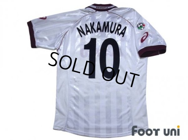 Photo2: Reggina 2002-2003 Away Shirt #10 Shunsuke Nakamura Lega Calcio Patch/Badge (2)
