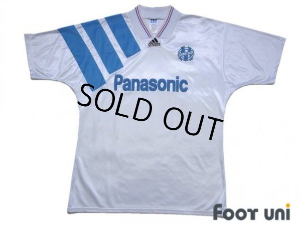 Photo1: Olympique Marseille 1992-1993 Home Shirt (1)