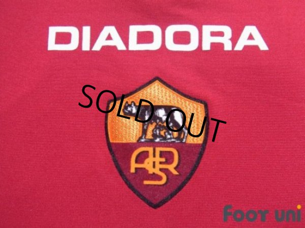 Photo6: AS Roma 2016-2017 Home Shirt #10 Francesco Totti (6)