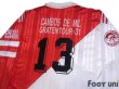 Photo4: AS Monaco 1992-1994 Home Long Sleeve Shirt #13 With sub-sponsor (4)