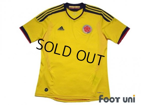 Photo1: Colombia 2011-2013 Home Shirt (1)