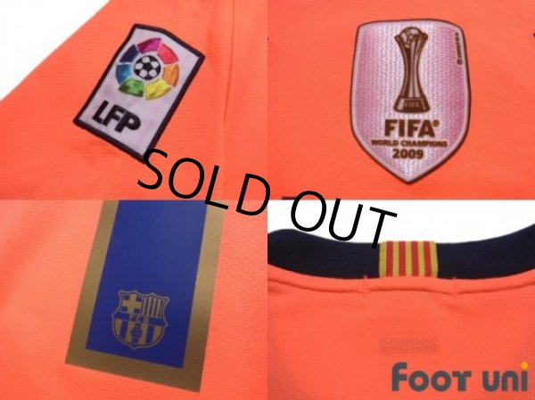 Photo7: FC Barcelona 2009-2010 Away Shirt #10 Messi FIFA World Champions 2009 Patch/Badge LFP Patch/Badge  (7)
