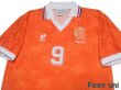 Photo3: Netherlands Euro 1992 Home Shirt #9 Van Basten (3)