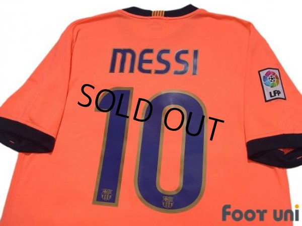Photo4: FC Barcelona 2009-2010 Away Shirt #10 Messi FIFA World Champions 2009 Patch/Badge LFP Patch/Badge  (4)