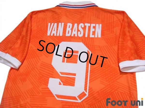 Photo4: Netherlands Euro 1992 Home Shirt #9 Van Basten (4)