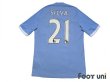 Photo2: Manchester City 2010-2011 Home Shirt #21 David Silva (2)