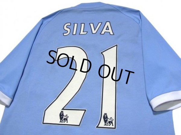 Photo4: Manchester City 2010-2011 Home Shirt #21 David Silva (4)
