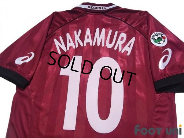 Photo4: Reggina 2002-2003 Home Shirt #10 Shunsuke Nakamura Lega Calcio Patch/Badge w/tags (4)