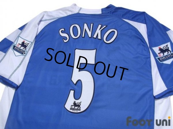 Photo4: Reading FC 2006-2008 Home Shirt #5 Ibrahima Sonko BARCLAYS PREMIERSHIP Patch/Badge w/tags (4)