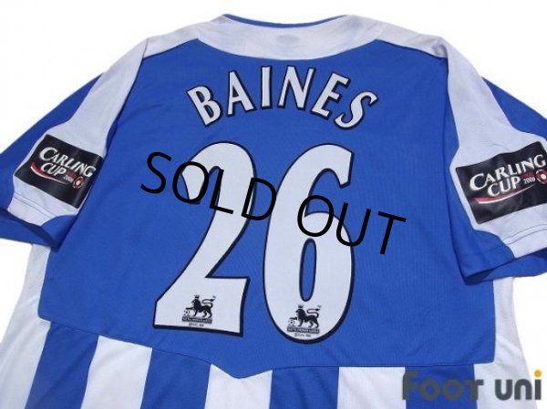 Photo4: Wigan Athletic 2005-2006 Home Shirt #26 Baines Carling Cup Patch/Badge w/tags (4)