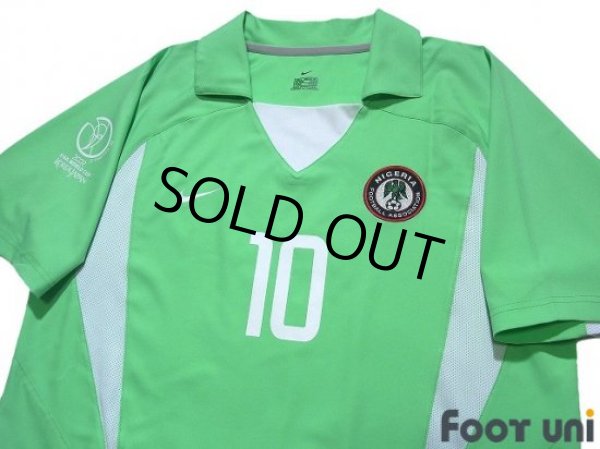 Photo3: Nigeria 2002 Home Shirt #10 Jay-Jay・Okocha 2002 FIFA World Cup Korea Japan Patch/Badge (3)