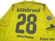 Photo4: TSG 1899 Hoffenheim 2009-2010 GK Long Sleeve Shirt #28 Hildebrand German League Cup DFB-Pokal Patch/Badge (4)