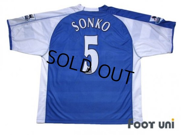 Photo2: Reading FC 2006-2008 Home Shirt #5 Ibrahima Sonko BARCLAYS PREMIERSHIP Patch/Badge w/tags (2)