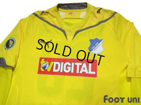 Photo3: TSG 1899 Hoffenheim 2009-2010 GK Long Sleeve Shirt #28 Hildebrand German League Cup DFB-Pokal Patch/Badge (3)