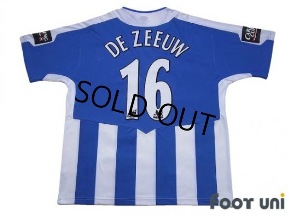 Photo2: Wigan Athletic 2005-2006 Home Shirt #16 De Zeeuw Carling Cup Patch/Badge w/tags (2)