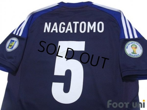 Photo4: Japan 2012-2013 Home Shirt #5 Yuto Nagatomo 2014 FIFA WORLD CUP BRAZIL QUALIFIERS Patch/Badge w/tags (4)