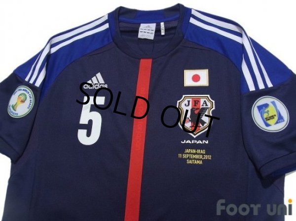 Photo3: Japan 2012-2013 Home Shirt #5 Yuto Nagatomo 2014 FIFA WORLD CUP BRAZIL QUALIFIERS Patch/Badge w/tags (3)