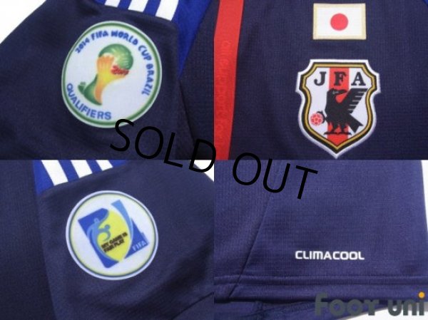 Photo7: Japan 2012-2013 Home Shirt #5 Yuto Nagatomo 2014 FIFA WORLD CUP BRAZIL QUALIFIERS Patch/Badge w/tags (7)