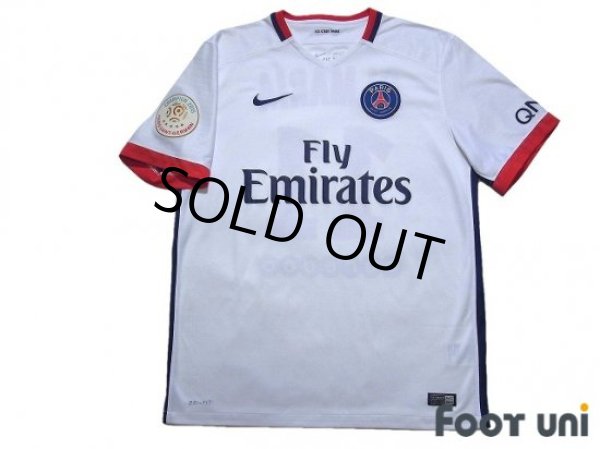 Photo1: Paris Saint Germain 2015-2016 Away Shirt #11 Di Maria Champion 2015 Paris Saint Germain Patch/Badge (1)