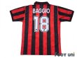 Photo2: AC Milan 1995-1996 Home Shirt #18 Roberto Baggio (2)