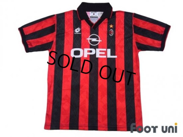 Photo1: AC Milan 1995-1996 Home Shirt #18 Roberto Baggio (1)